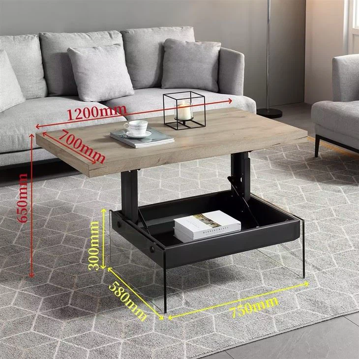 Minimalist Lifting Coffee Table